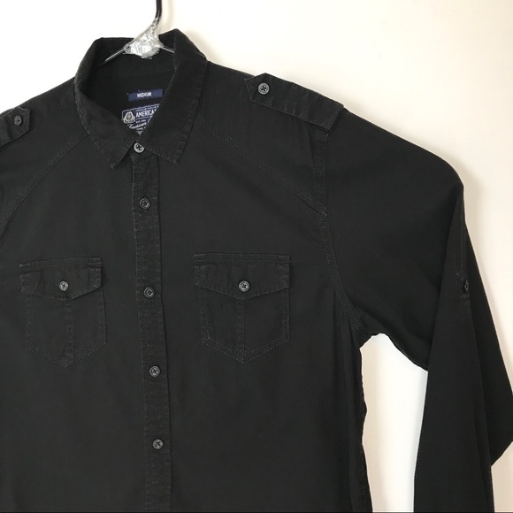 American Rag Casual Button Up Sz M - Picture 2 of 8